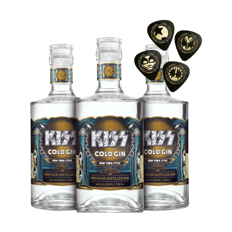 KISS Cold Gin Buy 2 get 3 + 4 Guitar Picks Bundle - LoveScotch.com