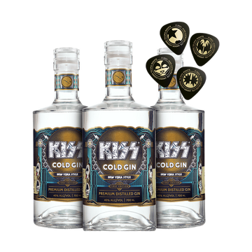 KISS Cold Gin Buy 2 get 3 + 4 Guitar Picks Bundle - LoveScotch.com
