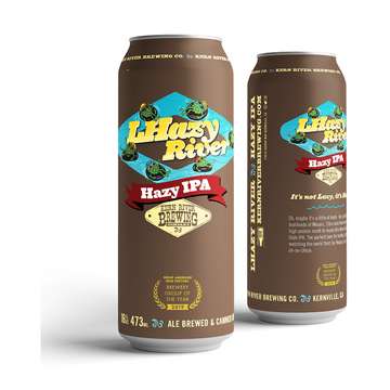 Kern River Brewing Co. LHazy River Hazy IPA Beer 4-Pack - ForWhiskeyLovers.com