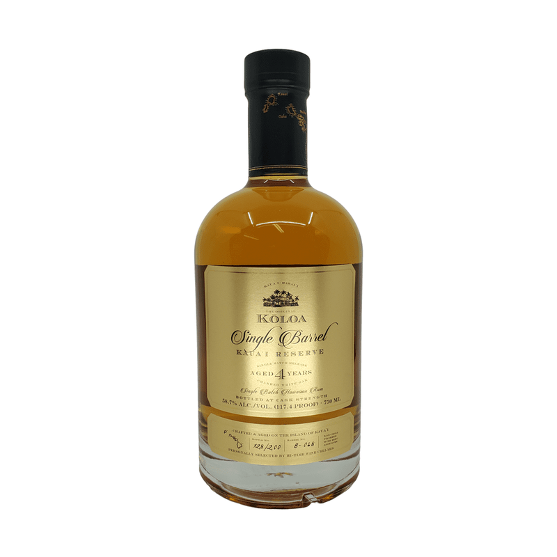 Kōloa Kaua'i 4 Year Old Single Barrel Reserve Rum - LoveScotch.com