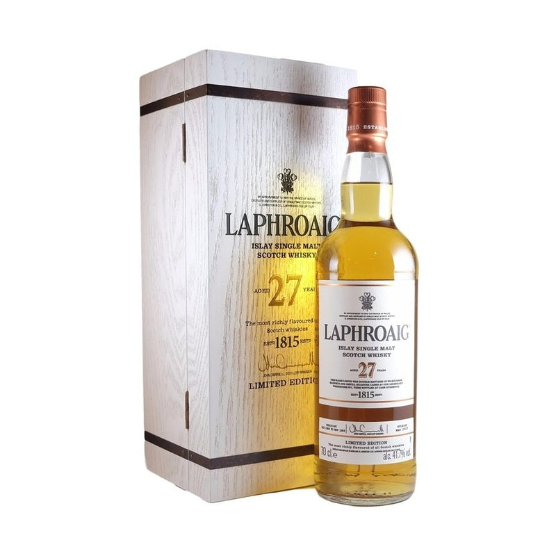 Laphroaig 27 Year Old Single Islay Malt Scotch Whisky - LoveScotch.com