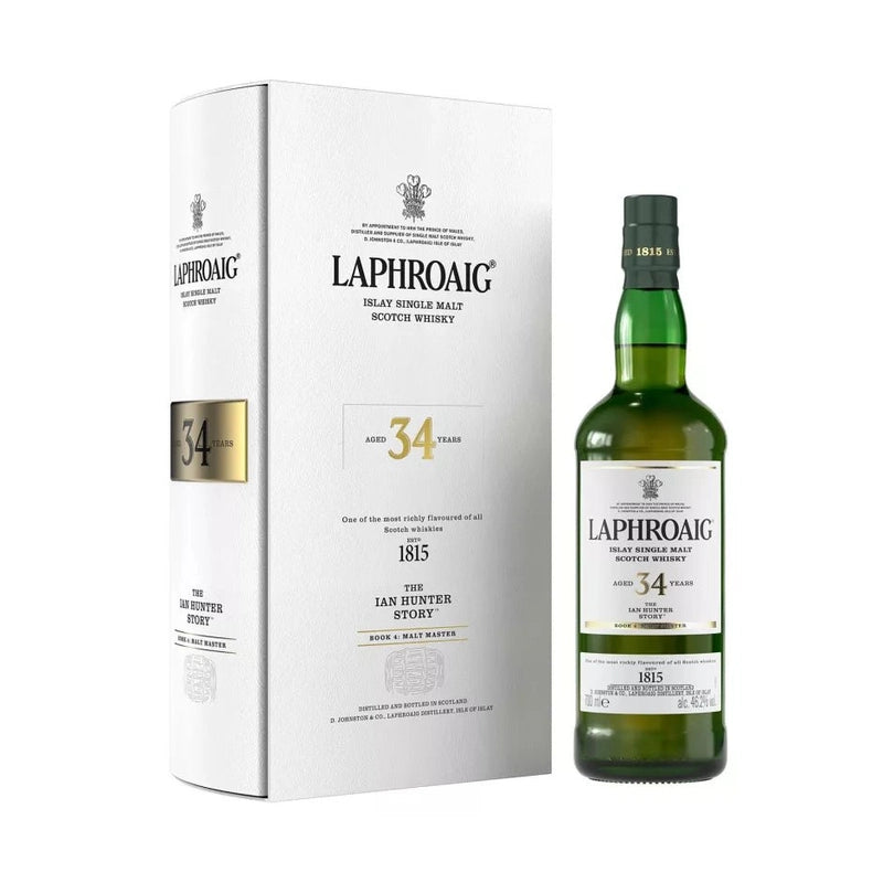 Laphroaig 34 Year Old 'The Ian Hunter Story Book 4: Malt Master' Islay Single Malt Scotch Whisky - LoveScotch.com
