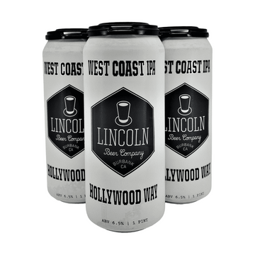 Lincoln Beer Co. Hollywood Way West Coast IPA Beer 4-Pack - LoveScotch.com