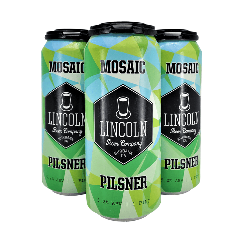 Lincoln Beer Co. Mosaic Pilsner Beer 4-Pack - LoveScotch.com