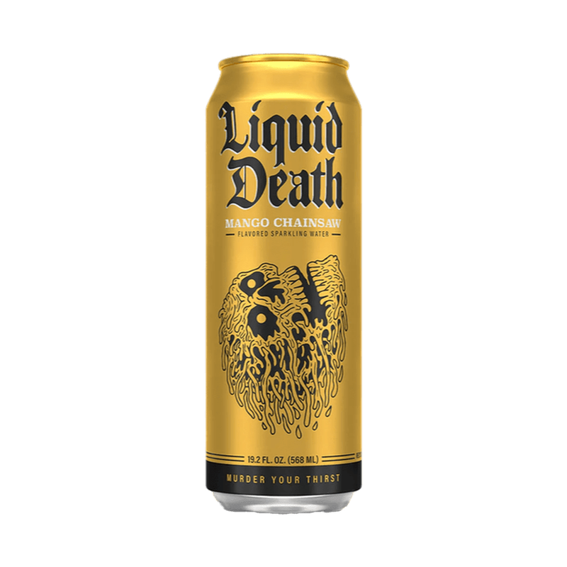Liquid Death Chainsaw Mango Flavored Sparkling Water - LoveScotch.com