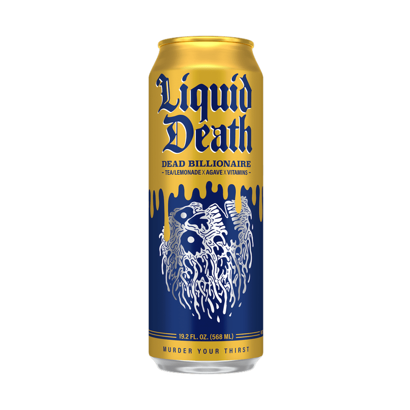 Liquid Death Dead Billionaire Iced Tea - LoveScotch.com