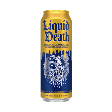 Liquid Death Dead Billionaire Iced Tea - LoveScotch.com