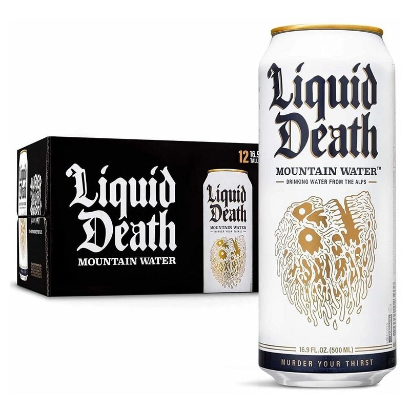 Liquid Death Mountain Water 12-Pack - LoveScotch.com