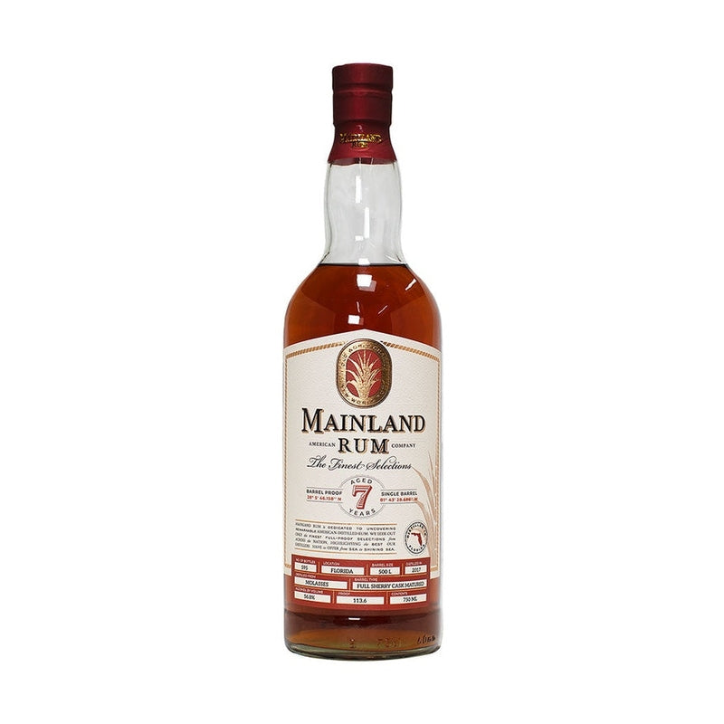 Mainland Florida 7 Year Old Sherry Cask Rum - LoveScotch.com