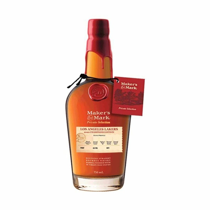 Maker's Mark Cask Strength Kentucky Straight Bourbon Whiskey Private Wood Finish Selection Lakers 2020 - LoveScotch.com