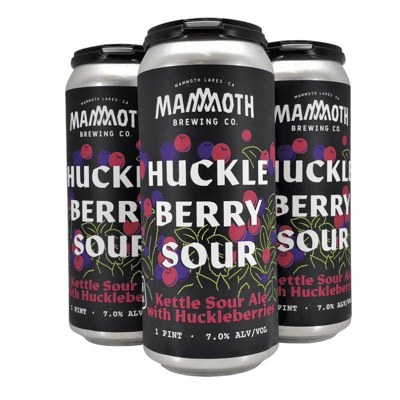 Mammoth Brewing Co. 'Huckleberry Sour' Kettle Sour Ale Beer 4-Pack - LoveScotch.com