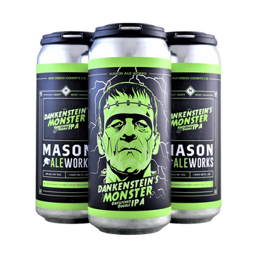 Mason Ale Works 'Dankenstein's Monster' Unfiltered DIPA Beer 4-Pack - ForWhiskeyLovers.com