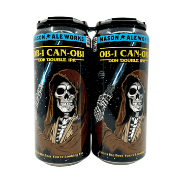 Mason Ale Works 'Obi-1 Can-Obi' DDH Hazy Double IPA 4-Pack - LoveScotch.com