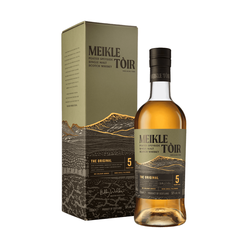 Meikle Toir 'The Original' 5 Year Old Peated Speyside Single Malt Scotch Whisky - LoveScotch.com