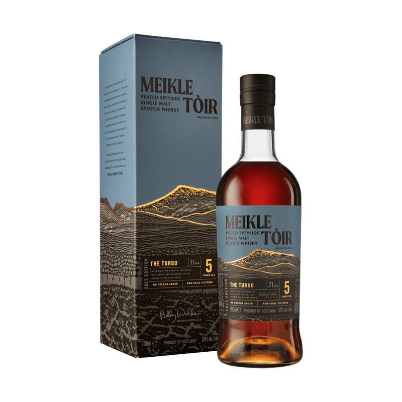 Meikle Toir 'The Turbo 2023 Edition' 5 Year Old Peated Speyside Single Malt Scotch Whisky - LoveScotch.com