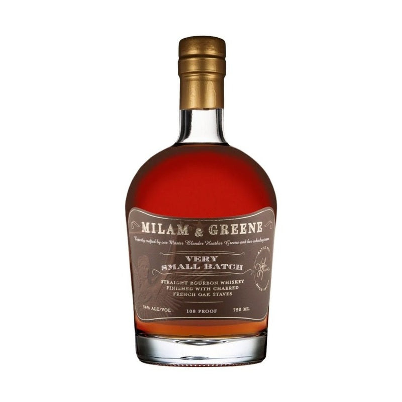 Milam & Greene Very Small Batch Charred French Oak Finish Straight Bourbon Whiskey - LoveScotch.com
