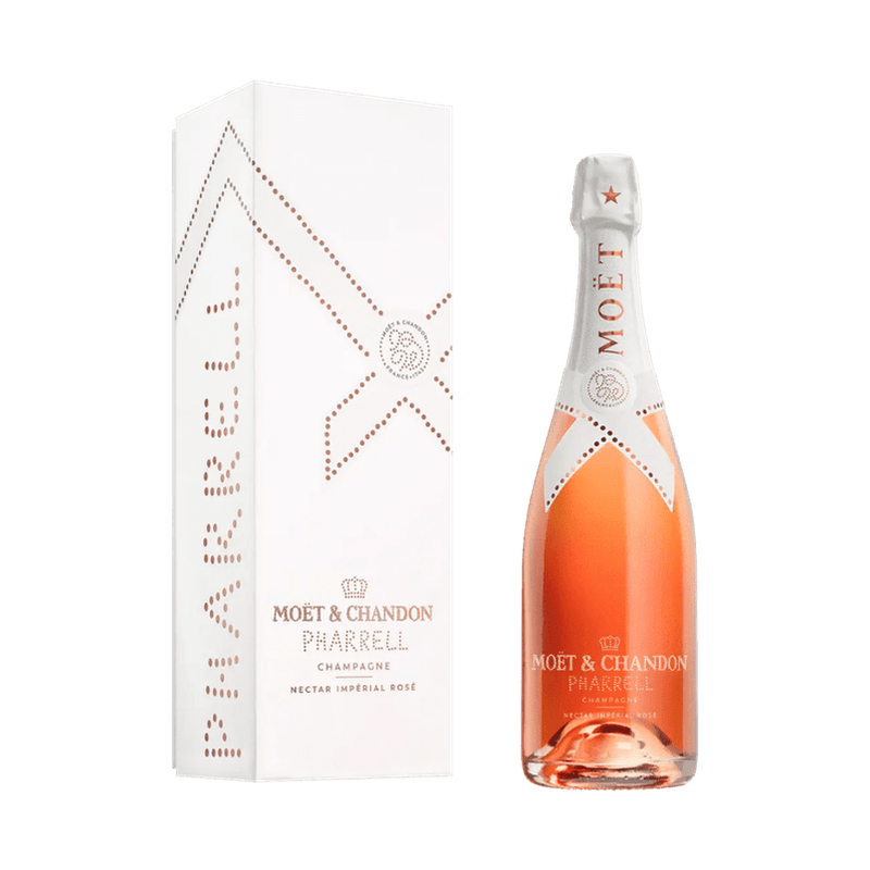 Moët & Chandon x Pharrell Williams Imperial Nectar Rose Champagne with Gift Box - LoveScotch.com
