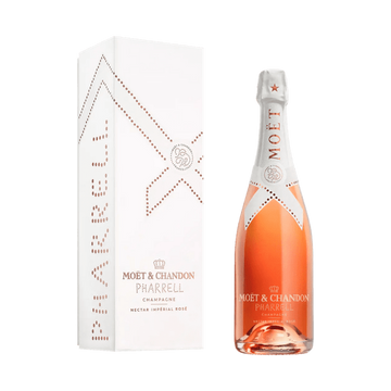Moët & Chandon x Pharrell Williams Imperial Nectar Rose Champagne with Gift Box - LoveScotch.com