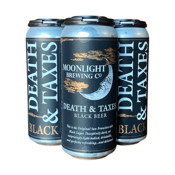 Moonlight Brewing Co. 'Death & Taxes' Black Beer 4-Pack - LoveScotch.com