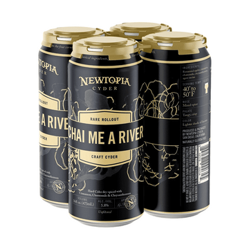 Newtopia Chai Me A River Cyder 4-Pack - LoveScotch.com
