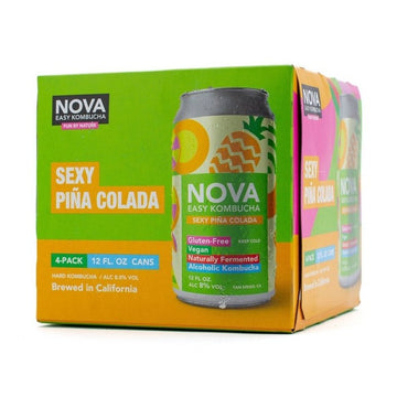 Nova Easy Kombucha Sexy Pina Colada 4-Pack - LoveScotch.com