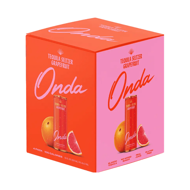 ONDA Tequila Seltzer 'Grapefruit' 4-Pack - LoveScotch.com