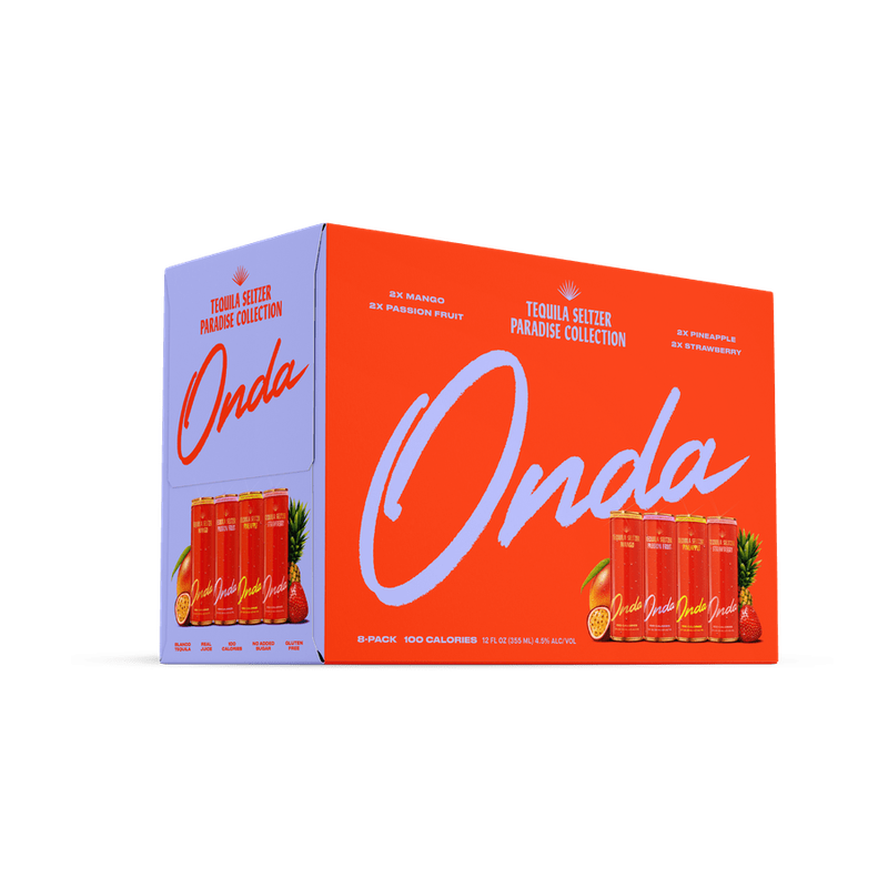 ONDA Tequila Seltzer 'Paradise Collection' 8-Pack - LoveScotch.com