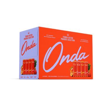 ONDA Tequila Seltzer 'Paradise Collection' 8-Pack - LoveScotch.com