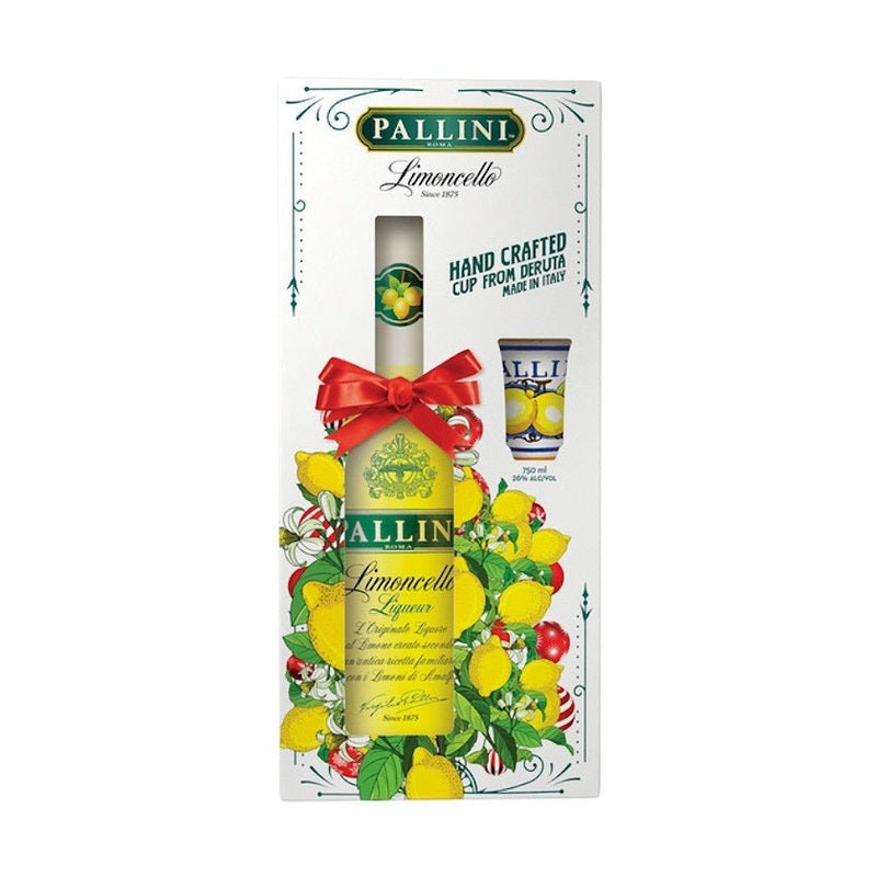 Pallini Limoncello Liqueur w/Handcrafted Cup - LoveScotch.com