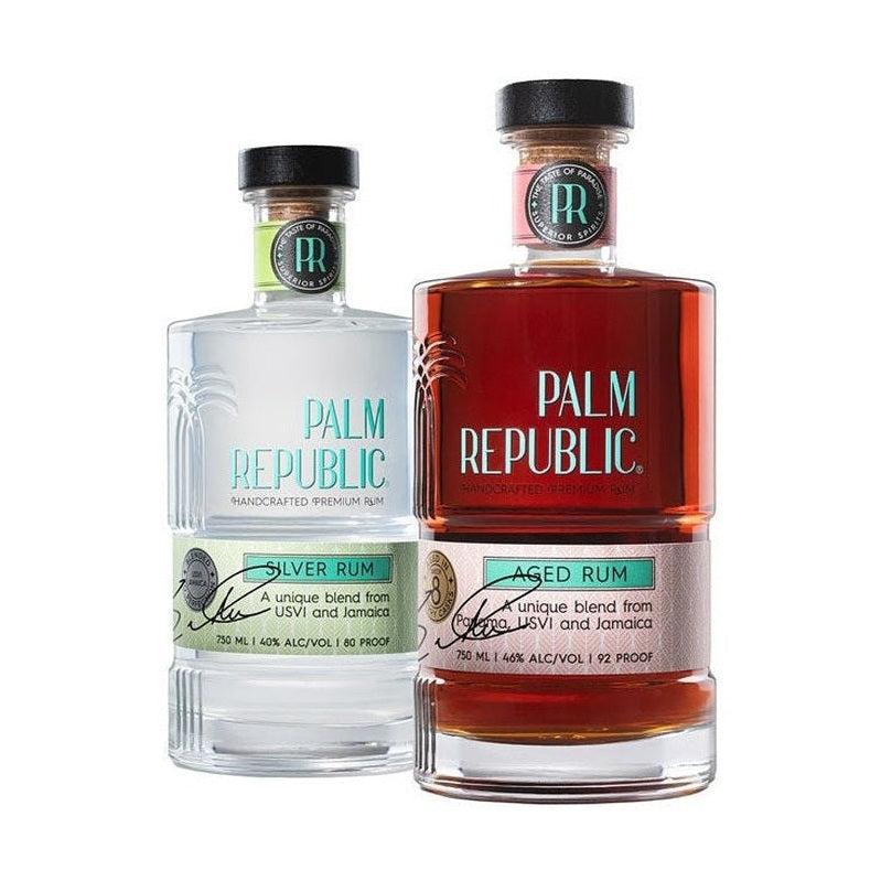 Palm Republic 'Silver & Aged Rum Bundle' Signed by Eric Winter - LoveScotch.com