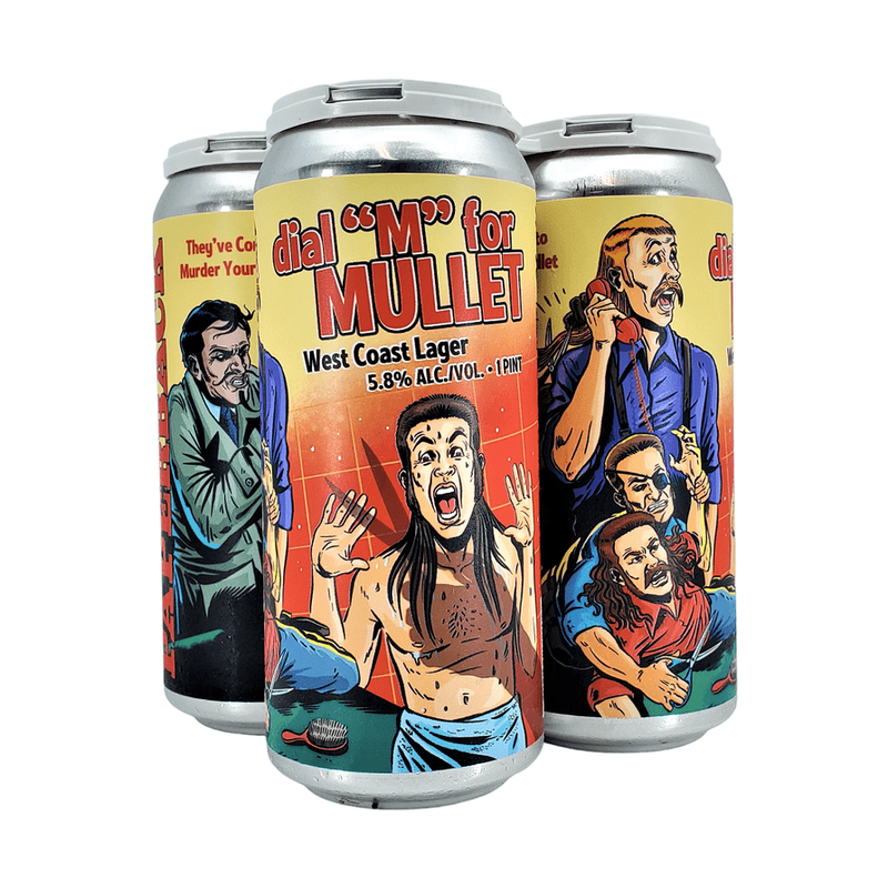Paperback Brewing Co. Dial 'M' Mullet West Coast Lager Beer 4-Pack - LoveScotch.com