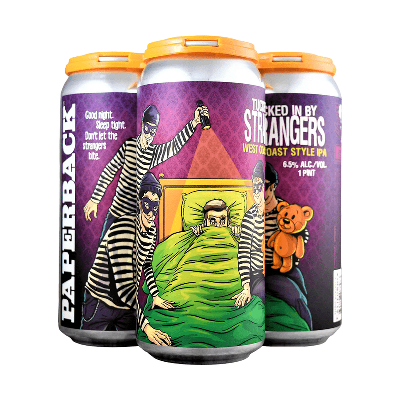 Paperback Brewing Co. Tucked In By Strangers West Coast IPA Beer 4-Pack - ForWhiskeyLovers.com