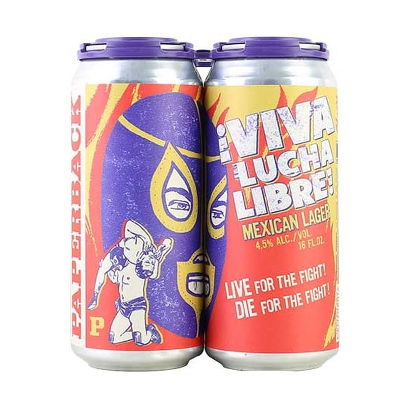 Paperback Brewing Co. Viva Lucha Libre! Mexican Lager 4-Pack - LoveScotch.com