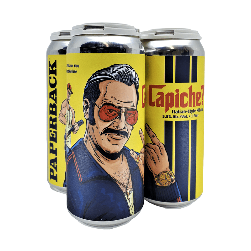Paperback Brewing Co. Capiche! Italian-Style Pilsner Beer 4-Pack - LoveScotch.com