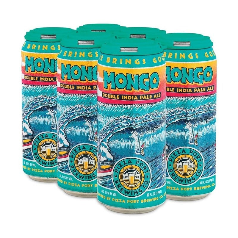 Pizza Port Brewing Co. 'Mongo' Double IPA Beer 6-Pack - LoveScotch.com