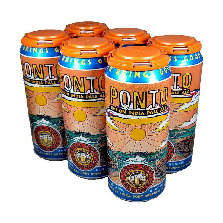 Pizza Port Brewing Co. 'Ponto' Session IPA Beer 6-pack - LoveScotch.com