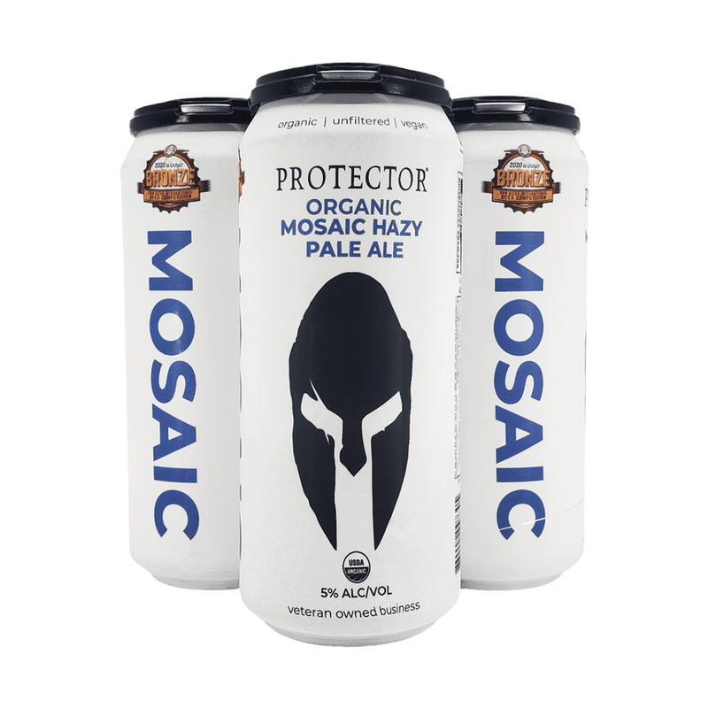 Protector Brewery Organic Mosaic Hazy Pale Ale Beer 4-Pack - LoveScotch.com