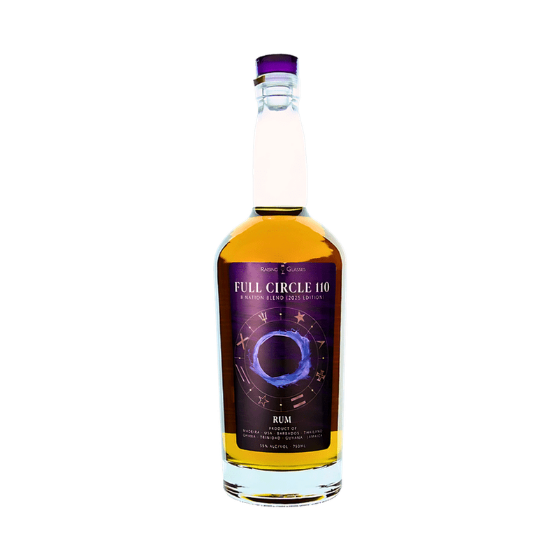 Raising Glasses Full Circle 110 – 8 Nation Blend Rum - LoveScotch.com