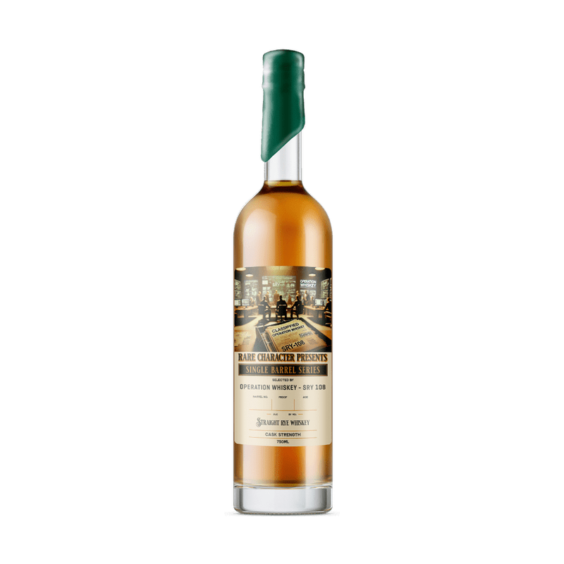 Rare Character Operation Whiskey SRY-108 Single Barrel Straight Rye Whiskey - LoveScotch.com