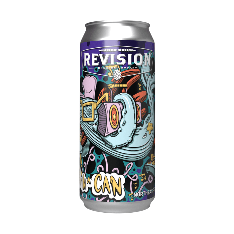 Revision Brewing Co. 'Hops In A Can' NE-Style Hazy Triple IPA Beer 4-Pack - LoveScotch.com