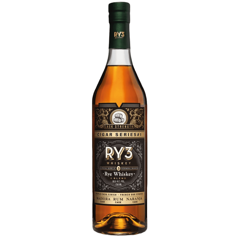 Ry3 Whiskey Cigar Series Cask Strength Rye Whiskey - LoveScotch.com