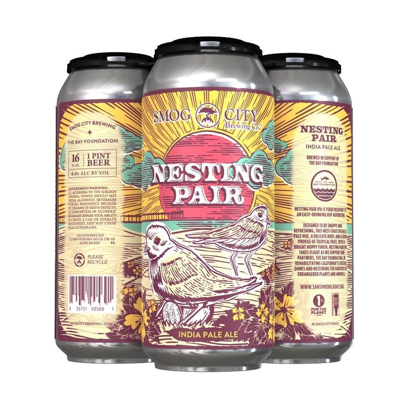 Smog City Brewing Co. 'Nesting Pair' IPA Beer 4-Pack - LoveScotch.com