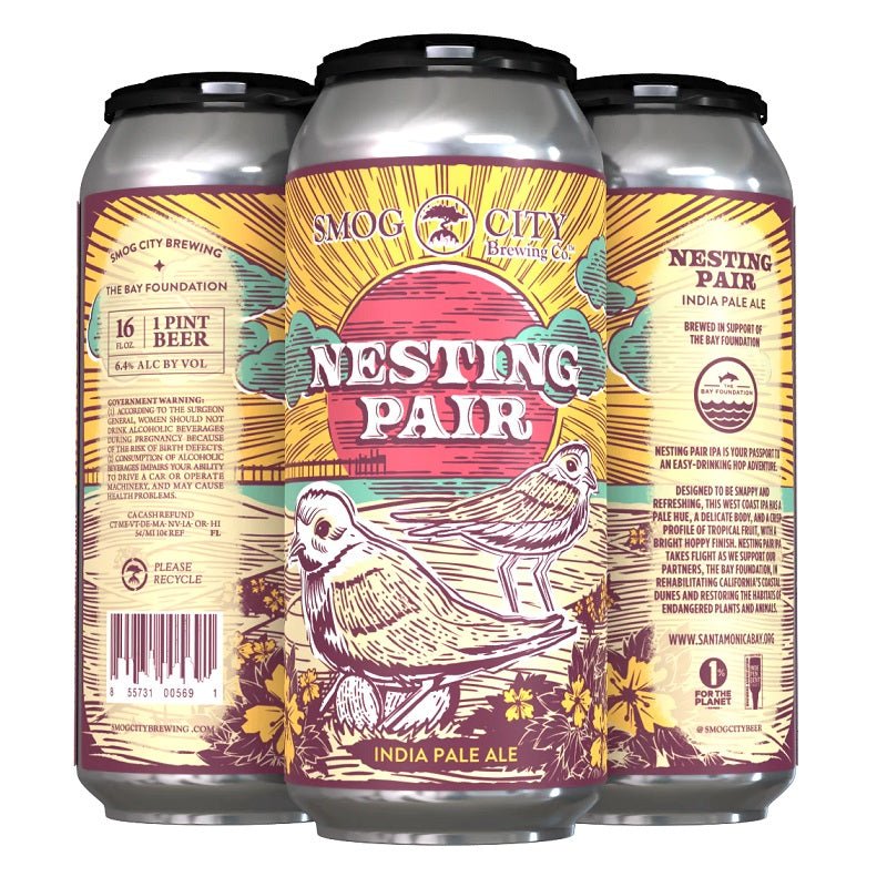 Smog City Brewing Co. 'Nesting Pair' IPA Beer 4-Pack - LoveScotch.com 