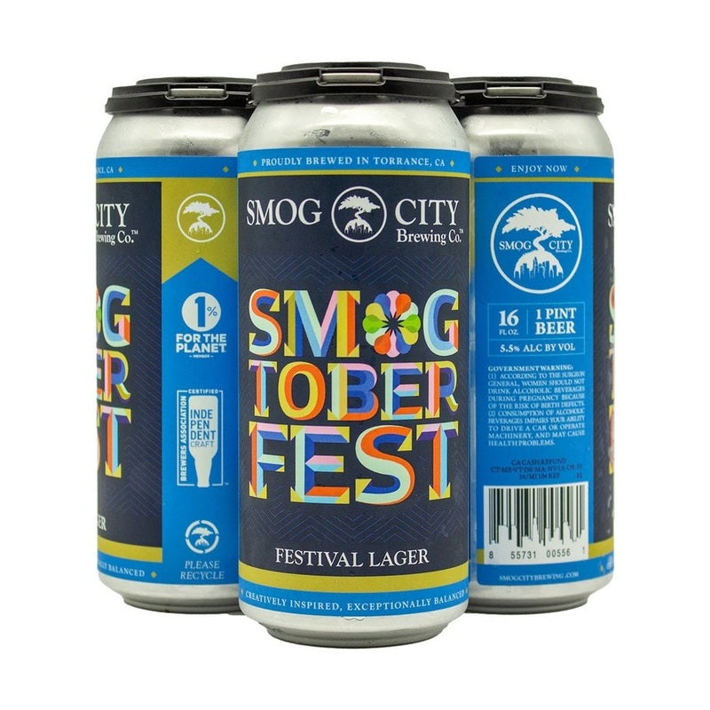 Smog City Brewing Co. Smogtoberfest Festival Lager Beer 4-Pack - LoveScotch.com