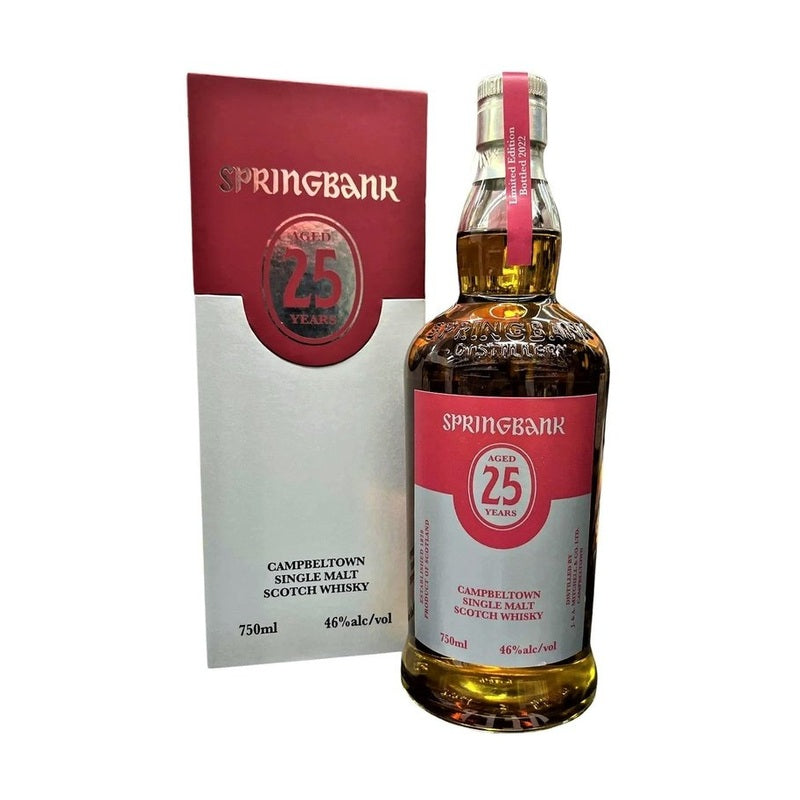 Springbank 25 Year Old 2022 Edition Campbeltown Single Malt Scotch Whiskey - LoveScotch.com