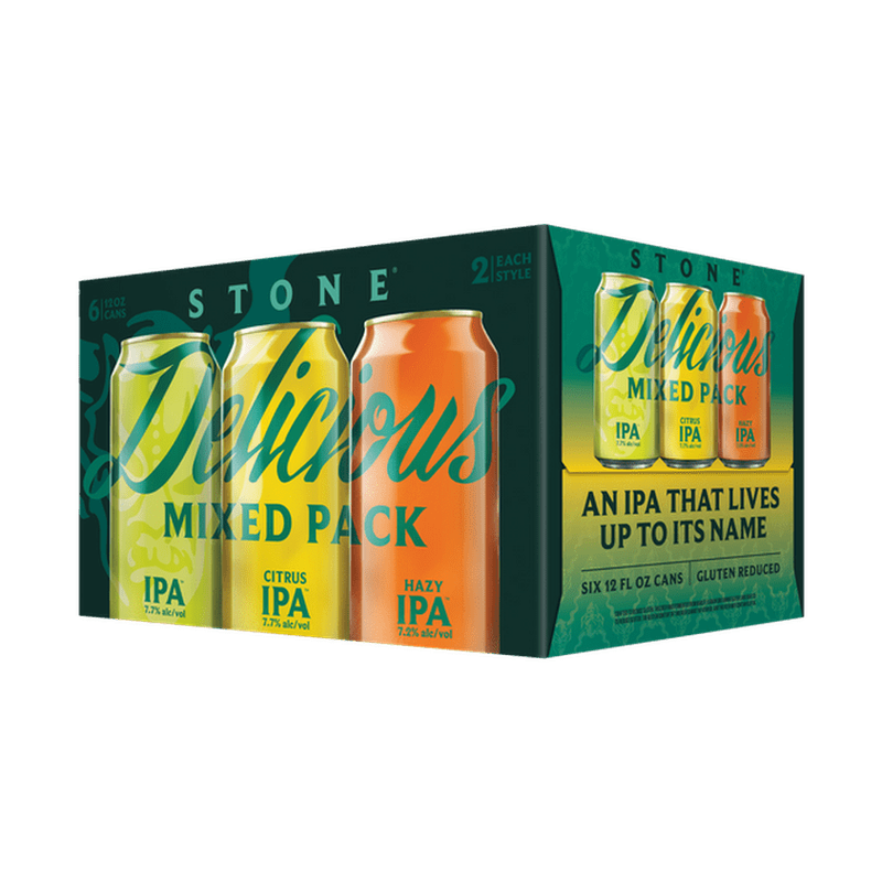 Stone Brewing 'Delicious' IPA Mixed Beer 6-Pack - LoveScotch.com