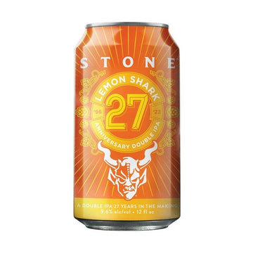 Stone Brewing Lemon Shark 27 Anniversary DIPA Beer 6-Pack - LoveScotch.com