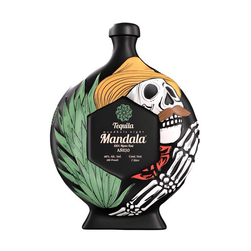 Tequila Mandala Dia de los Muertos 2025 El Jimador Añejo Tequila - LoveScotch.com