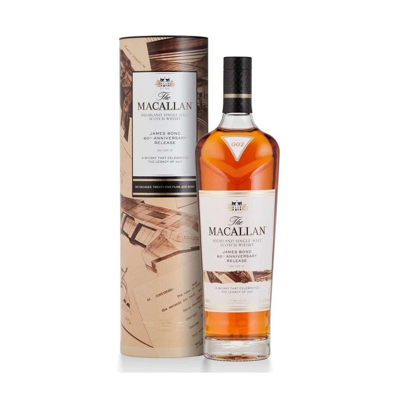 The Macallan James Bond 60th Anniversary Decade IV Highland Single Malt Scotch Whisky - ForWhiskeyLovers.com
