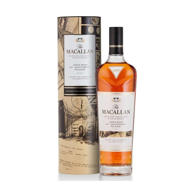 The Macallan James Bond 60th Anniversary Decade V Highland Single Malt Scotch Whisky - ForWhiskeyLovers.com
